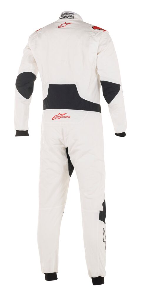ALPINESTARS 3350220_23_56 Racing suit HYPERTECH v2, FIA 8856-2018, white/red, size 56 (Фото-2)