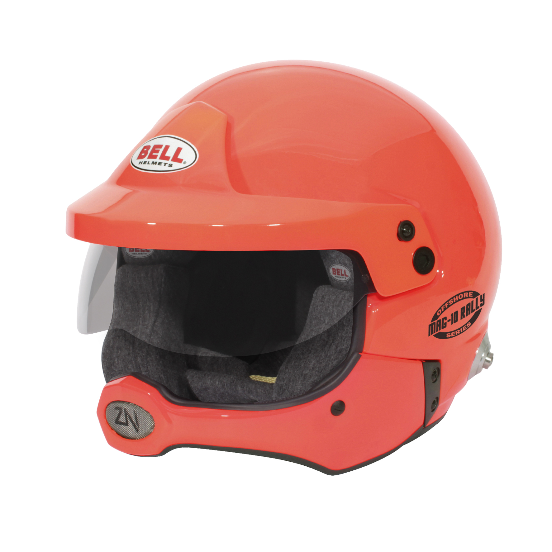 ᐉ BELL 1346022 MAG10 RALLY PRO OFFSHORE ORANGE Open face helmet, HANS