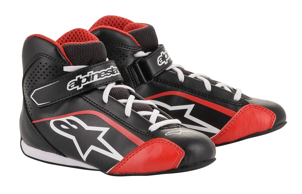 ALPINESTARS 2712518_123_12,5 Karting shoes, kids TECH 1-KS, black/white/red, size 30 (12,5) (Фото-1)