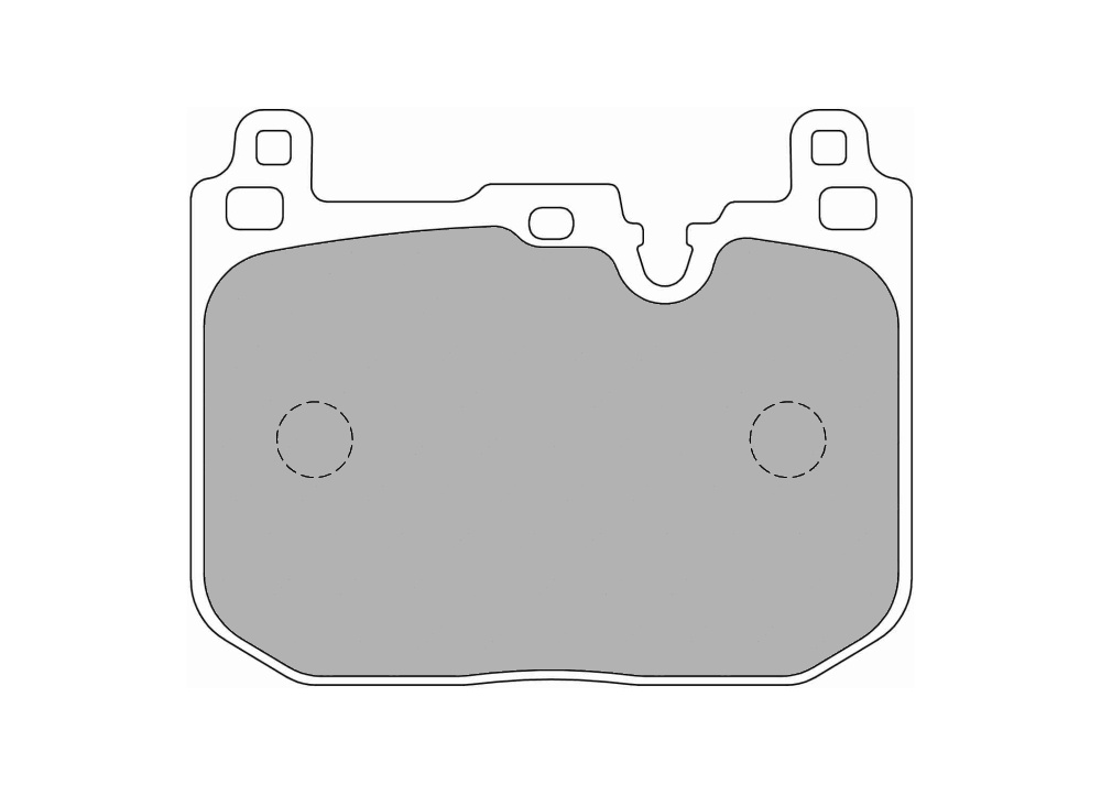 ᐉ FERODO FCP4611H DS2500 Front brake pads for BMW F20, F30 (M