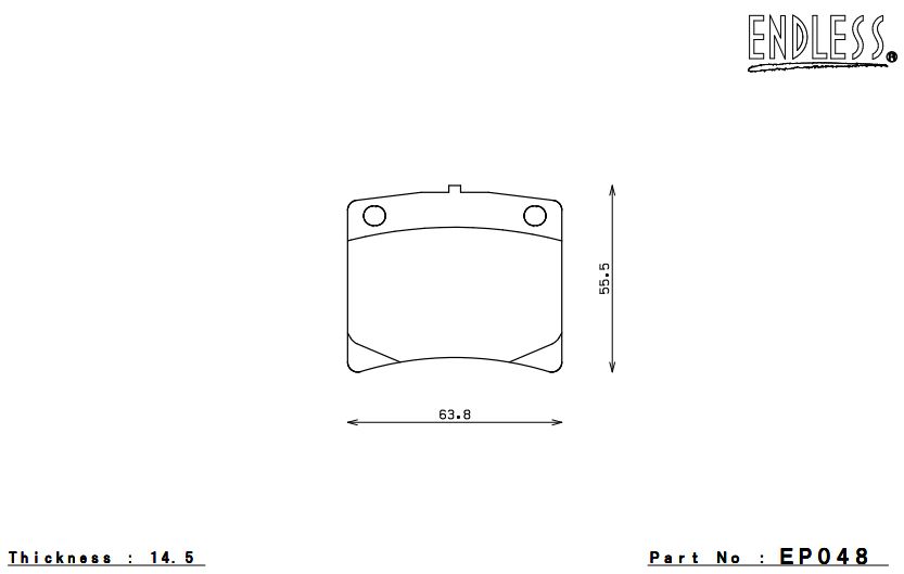 ENDLESS EP048SSY Brake pads (Photo-1)