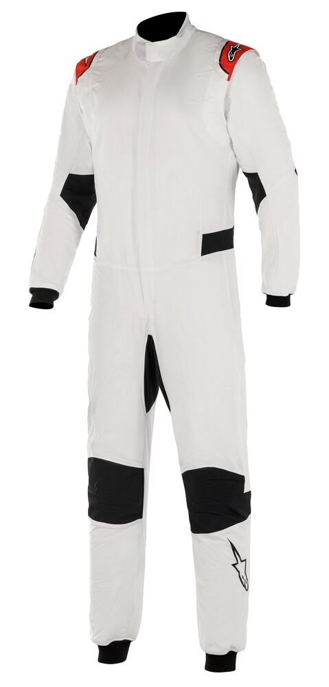 ALPINESTARS 3350220_23_56 Racing suit HYPERTECH v2, FIA 8856-2018, white/red, size 56 (Фото-1)