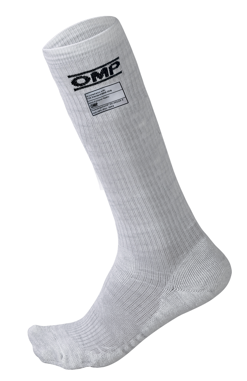 OMP IAA/766020L ONE my2021 Racing socks, FIA 8856-2018, white, size L (Photo-1)