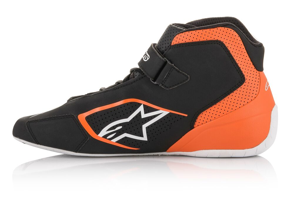 ALPINESTARS 2712018_134_7 TECH 1-K Karting shoes, black/orange fluo, size 39 (7) (Фото-3)