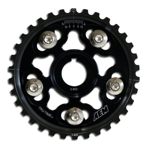 AEM 23-802BK Tru-Time Adjustable Cam Gears for HONDA / ACURA B16 / B18 black (Фото-1)