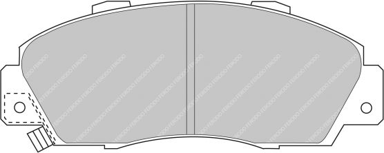 FERODO FDS905 Brake pads (Фото-1)