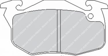 FERODO FCP393H DS2500 Brake Pads (Фото-1)