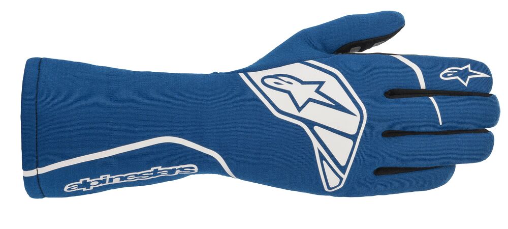 ALPINESTARS 3551520_7022_XXL TECH 1 START v2 Racing gloves, FIA 8856-2018, blue/white, size XXL (Фото-1)