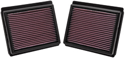 K&N 33-2440 Replacement Air Filter INFINITI M35 3.5L V6; 09-10 (2 PER BOX) (Фото-1)