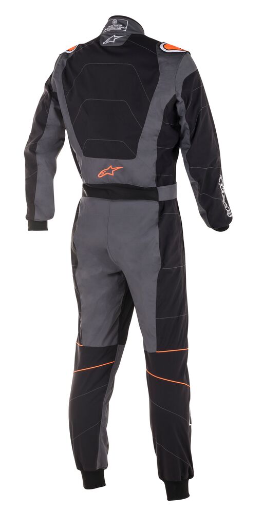 ALPINESTARS 3351520_1056_52 KMX-3 v2 Kart suit, CIK, black/grey/orange, size 52 (Фото-2)