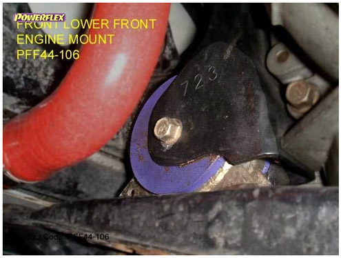 POWERFLEX PFF44-106 Front Lower Front Engine Mount MITSUBISHI Lancer Evolution RS / GSR 4, 5, 6, & 7 (Photo-1)