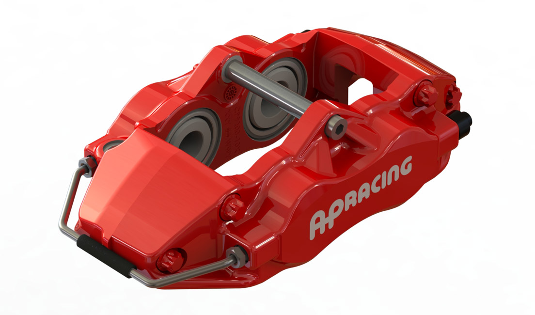 ᐉ AP RACING CP92005S0BG Brake Caliper 4piston Radial LHL (black