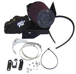 K&N 57I-2502 Performance Air Intake System FORD FOCUS RS L4-2.0L F/I, 2002-2004 (Фото-1)