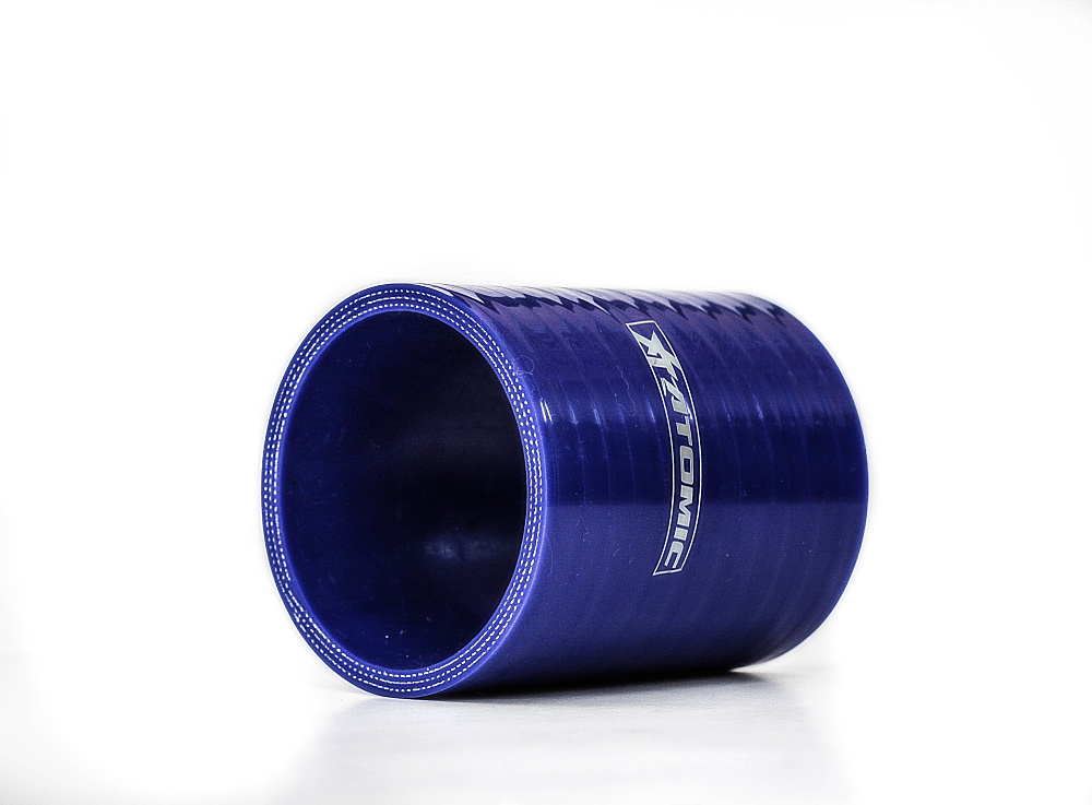 ATOMIC csh-102 BLUE Hose silicone, straight 102 mm (Фото-1)