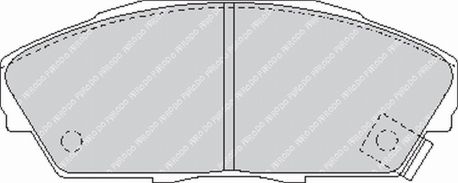 FERODO FCP748H DS2500 Brake pads (Фото-1)