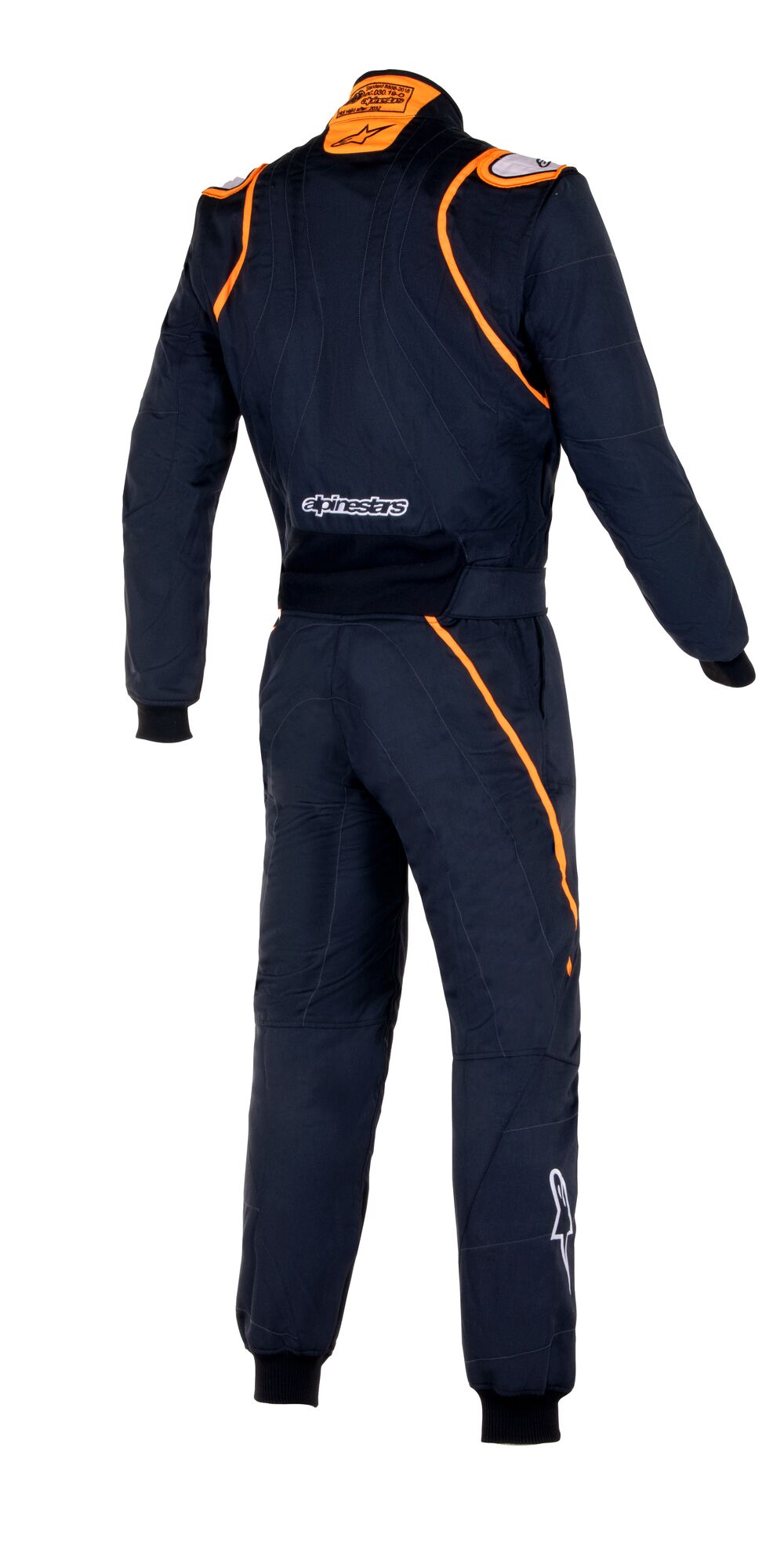ALPINESTARS 3355020_1241_44 GP RACE v2 Racing suit, FIA 8856-2018, black/white/orange fluo, size 44 (Photo-2)