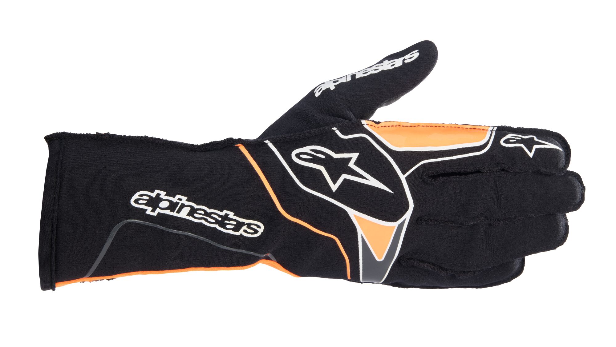 ALPINESTARS 3551823_156_XL TECH 1 KX v3 Karting gloves, white/orange fluo, size XL (Photo-1)