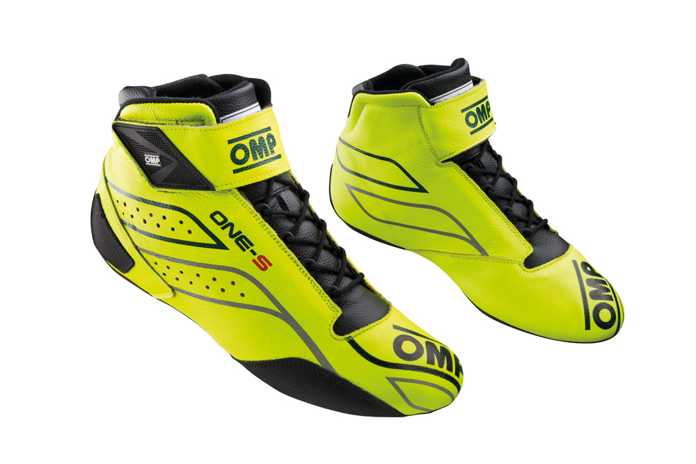 OMP IC/82209945 ONE-S my2020 Racing shoes, FIA 8856-2018, yellow fluo, size 45 (Photo-1)
