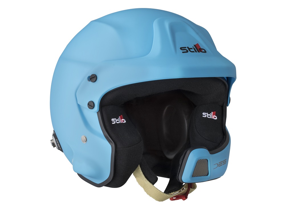STILO AA0210BG2M590201 WRC DES COMPOSITE Open-face helmet, intercom, HANS, FIA, blue, size 59 (Photo-2)