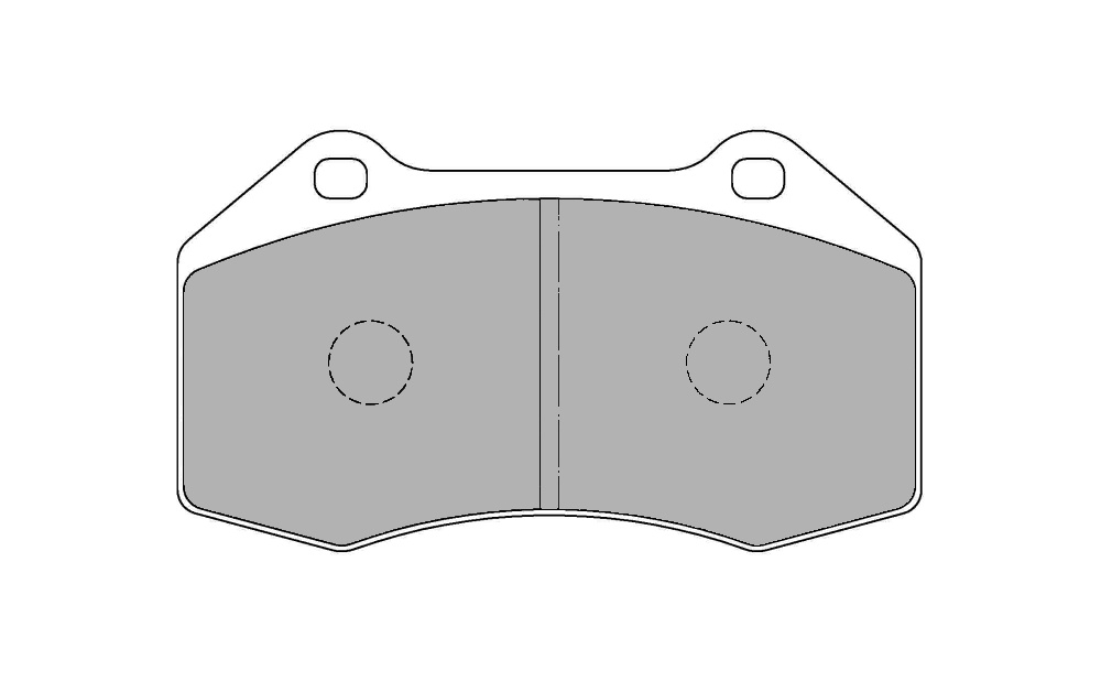 FERODO FCP1667R DS3000 Brake pads front OPEL CORSA OPC (Nurburgring) / RENAULT CLIO III RS / MEGANE RS (Фото-1)