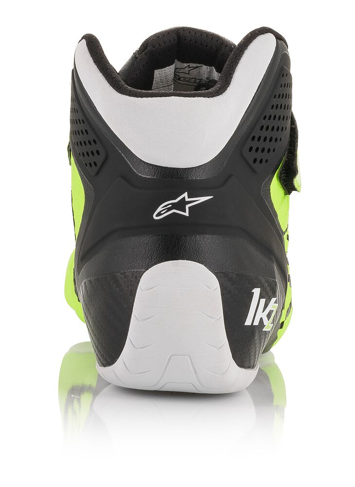 ALPINESTARS 2713018_551_12 Karting shoes TECH 1-KZ, black/yellow fluo, size 45,5 (12) (Фото-5)