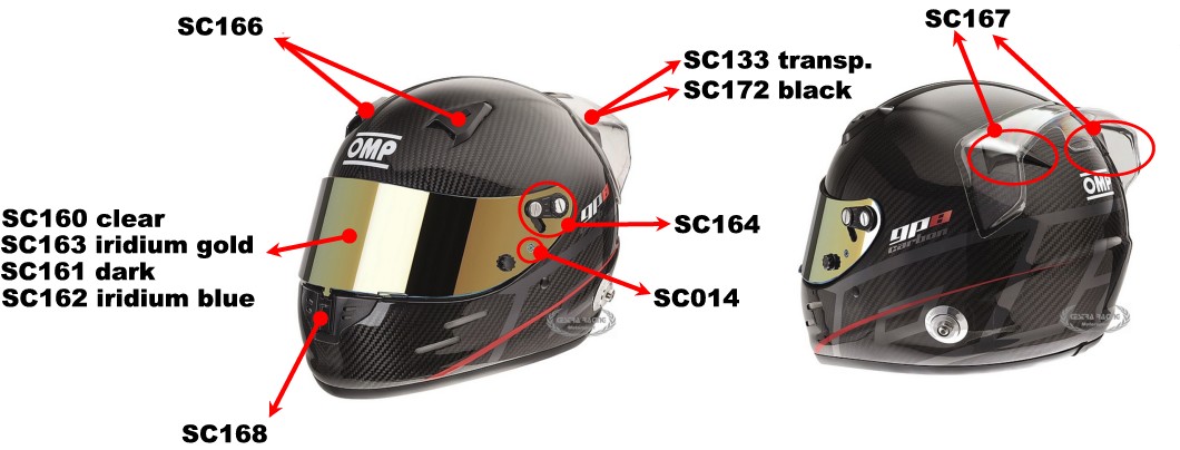 omp gp8 evo helmet