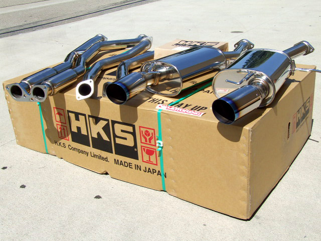 HKS 31013-BG001 Legamax Premium catback exhaust for BMW E90 335i, E92 335i (titanium tips) (Фото-4)