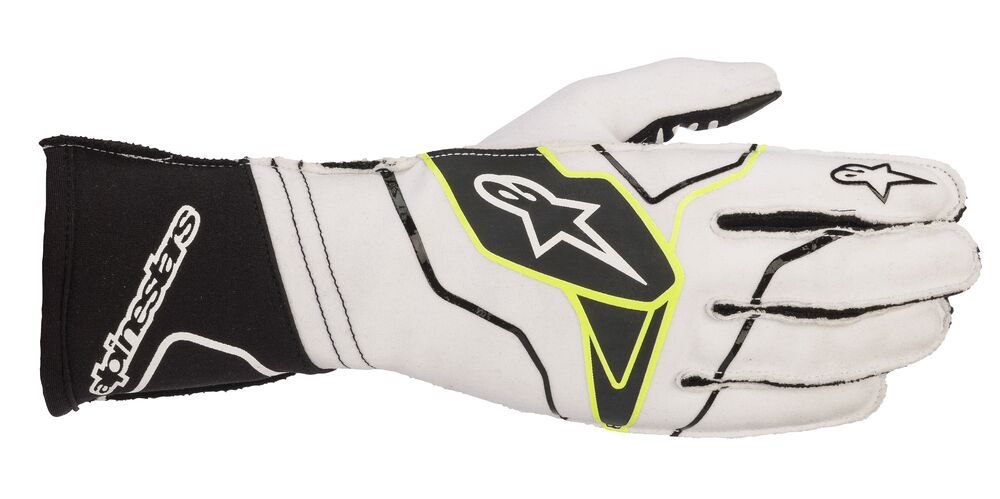 ALPINESTARS 3551820_21_XL TECH 1 KX v2 Kart gloves, white/black, size XL (Фото-1)