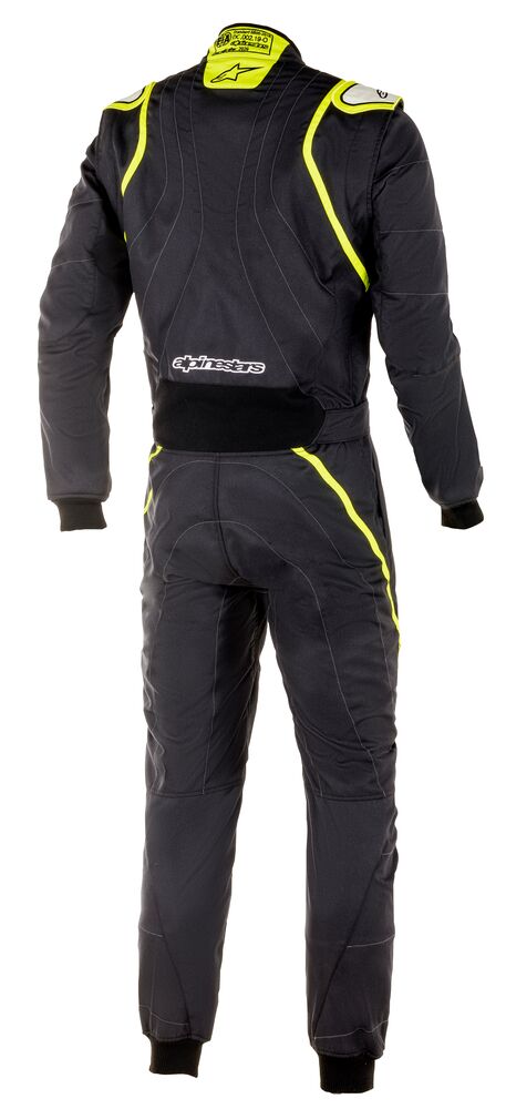 ALPINESTARS 3355020_155_46 GP RACE v2 Racing suit, FIA 8856-2018, black/fluo yellow, size 46 (Фото-2)
