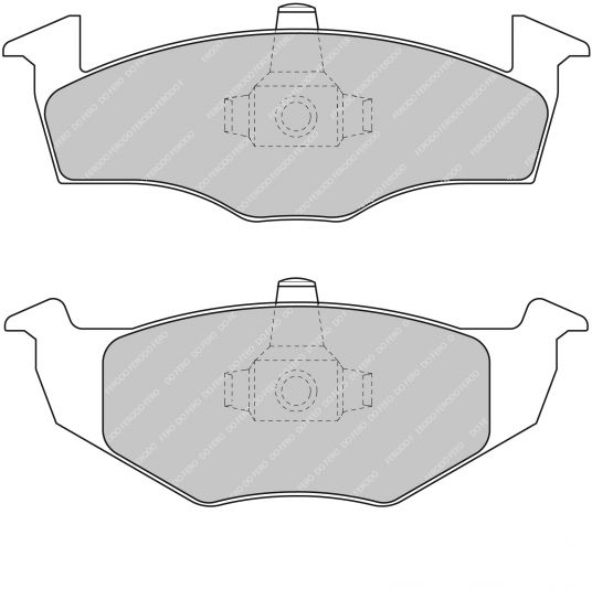 FERODO FDS1288 Brake pads (Фото-1)