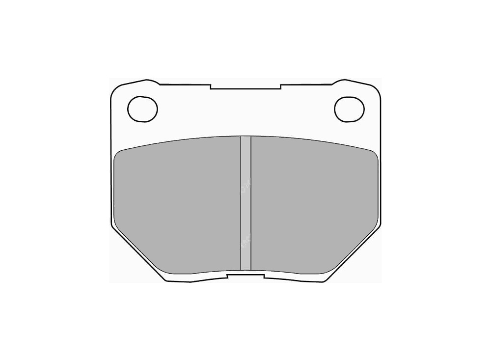 FERODO FDS1372 DS2000 Brake pads rear SUBARU IMPREZA WRX (Фото-1)
