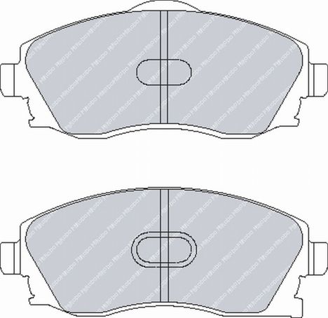 FERODO FCP1424H DS2500 Brake pads (Фото-1)