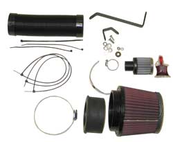 K&N 57-0593 Performance Air Intake System AUDI A4 L4-1.8L F/I, 2000-2004 (Фото-1)