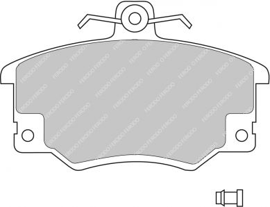 FERODO FDS370 DS2000 Brake pads front VAZ/ AUDI 80/100/Coupe (Фото-1)