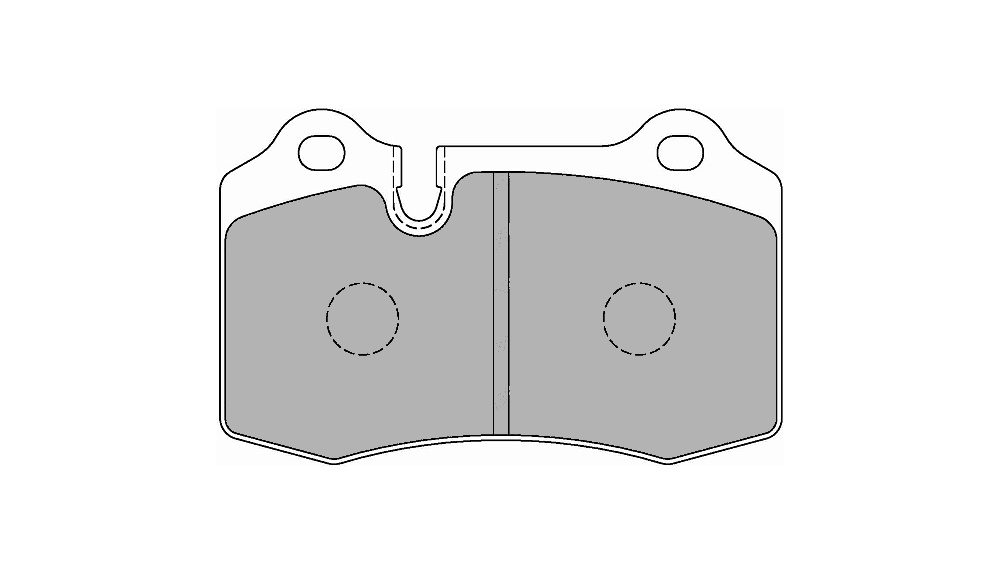 FERODO FCP1348H Brake pads rear DS2500 for JBT CM4P (small) / BREMBO TESLA MODEL S (Фото-4)