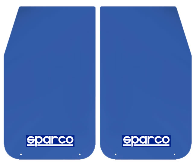 SPARCO 03791AZ Mudguards (2 pieces), 28x47 cm, blue (Фото-1)