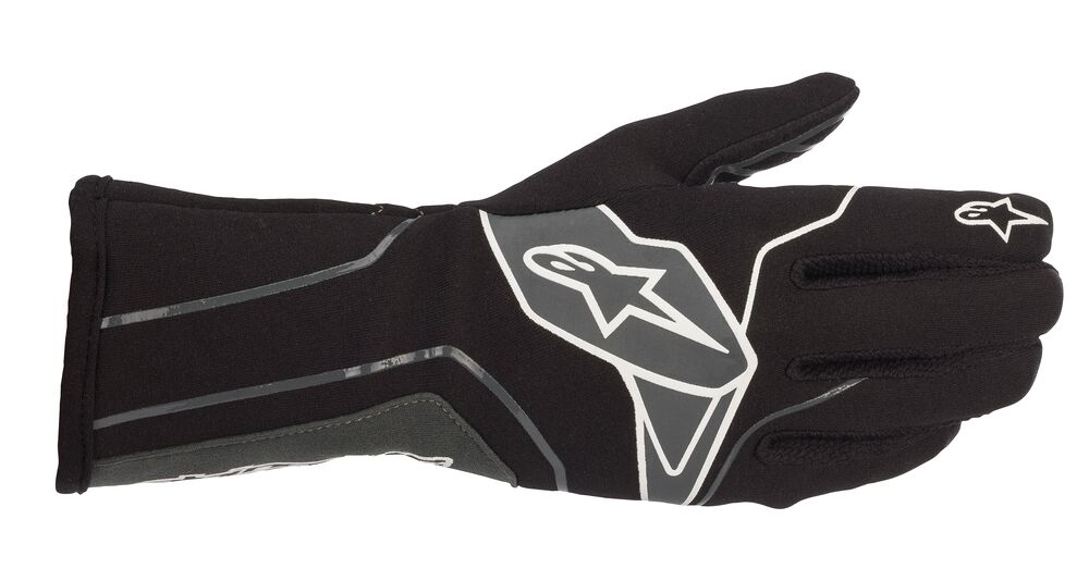 ALPINESTARS 3551720_104_M TECH 1 K v2 Kart gloves, black/grey, size M (Фото-1)