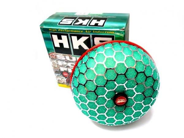 HKS 70019-AK106 Super Power Flow Reloaded Filter SPF φ200 Dry 3-layer, Green, Pipe O.D.φ104 (Photo-1)
