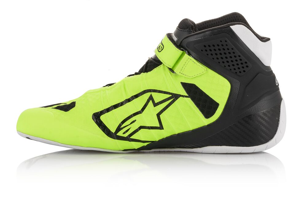 ALPINESTARS 2713018_551_10,5 Karting shoes TECH 1-KZ, black/yellow fluo, size 43,5 (10,5) (Фото-3)