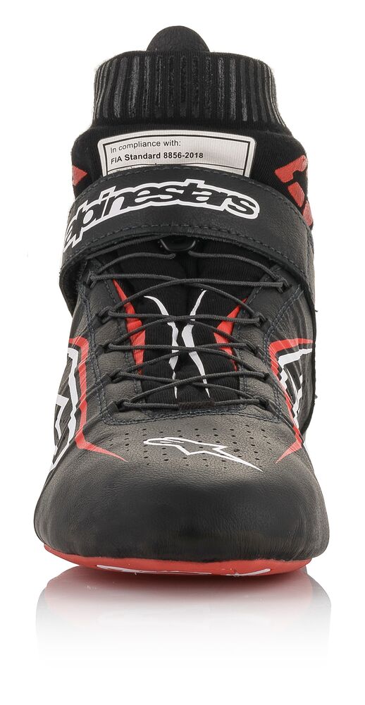 ALPINESTARS 2715020_123_8,5 TECH 1Z v2 Race shoes, FIA 8856-2018, black/white/red, size 41 (8,5) (Фото-2)