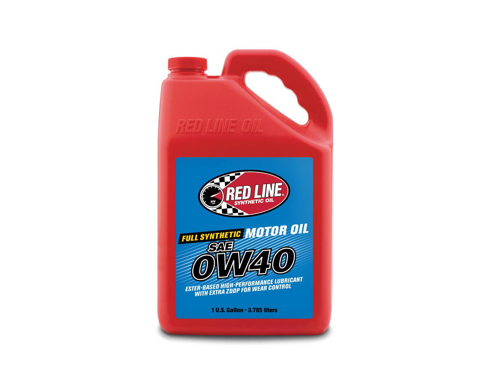 RED LINE OIL 11106 High Performance Motor Oil 0W40 18.93 L (5 gal) (Фото-1)