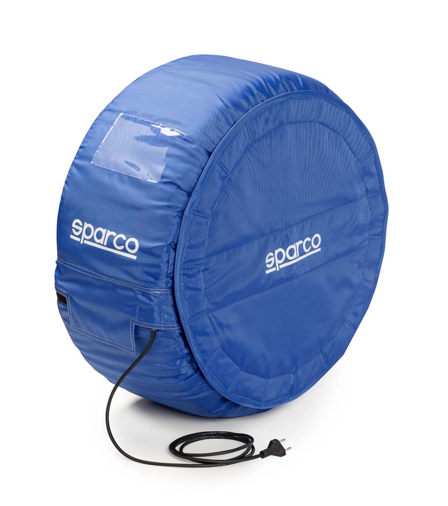 SPARCO 2980626504RLAAZ Tyre warmers, 4 wheels, RALLY-SPC-STC, analogue, blue (Photo-1)