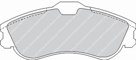 FERODO FCP1112H DS2500 Brake pads (Фото-1)