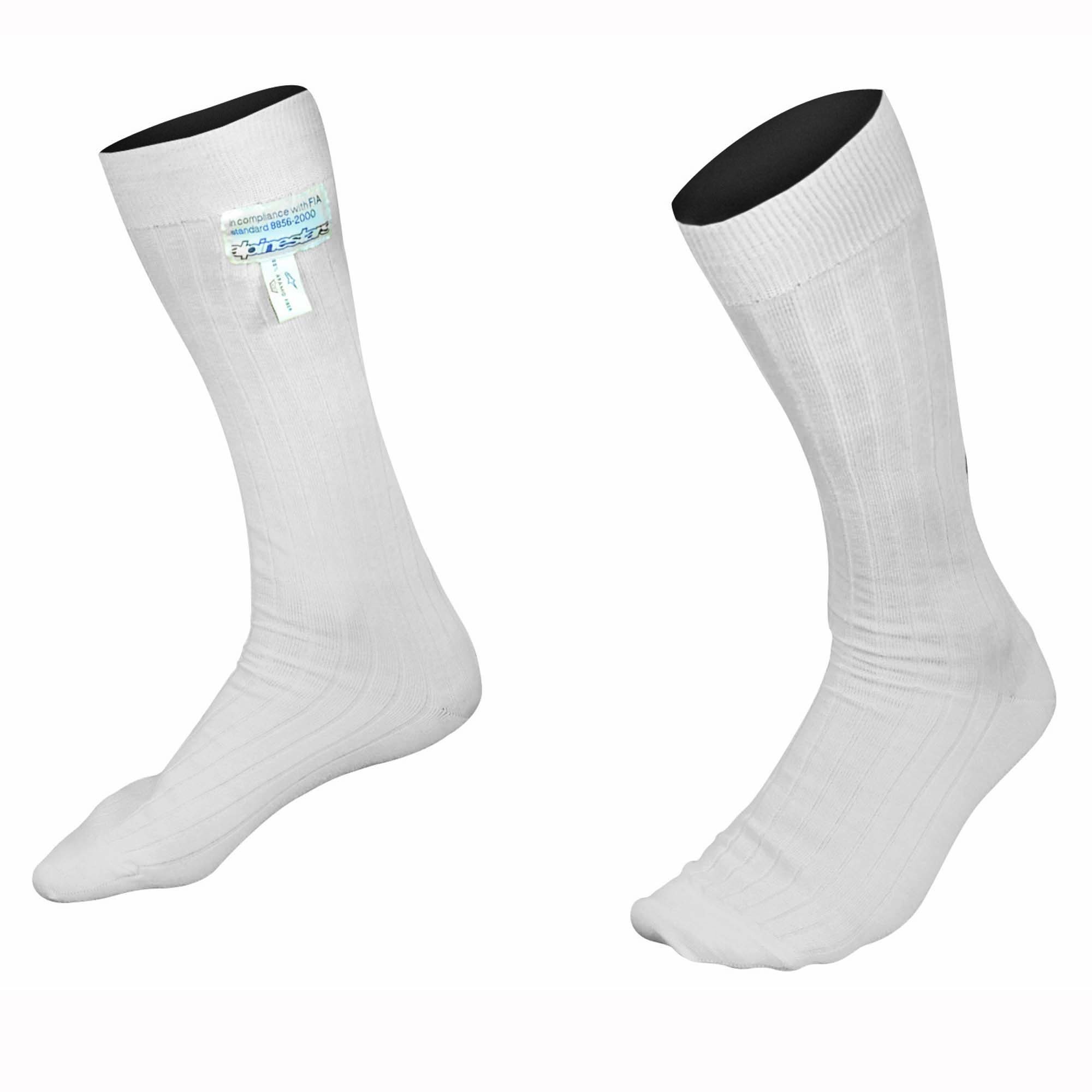 ALPINESTARS 470405_20_L Socks (FIA) NOMEX, white, size L (Фото-1)