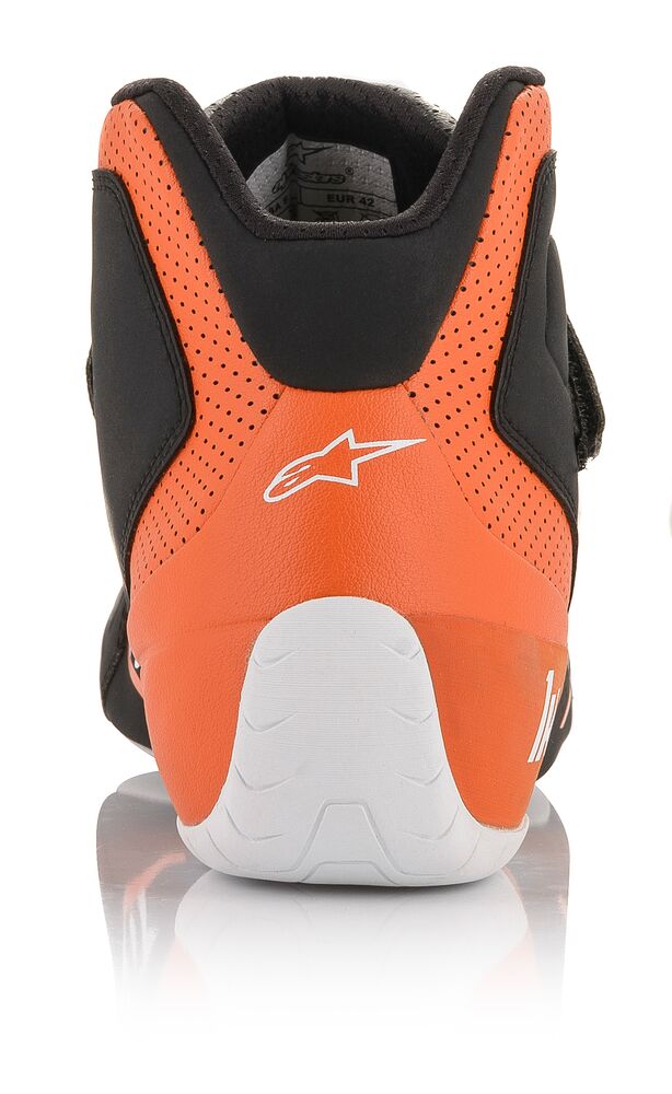 ALPINESTARS 2712018_134_7 TECH 1-K Karting shoes, black/orange fluo, size 39 (7) (Фото-5)