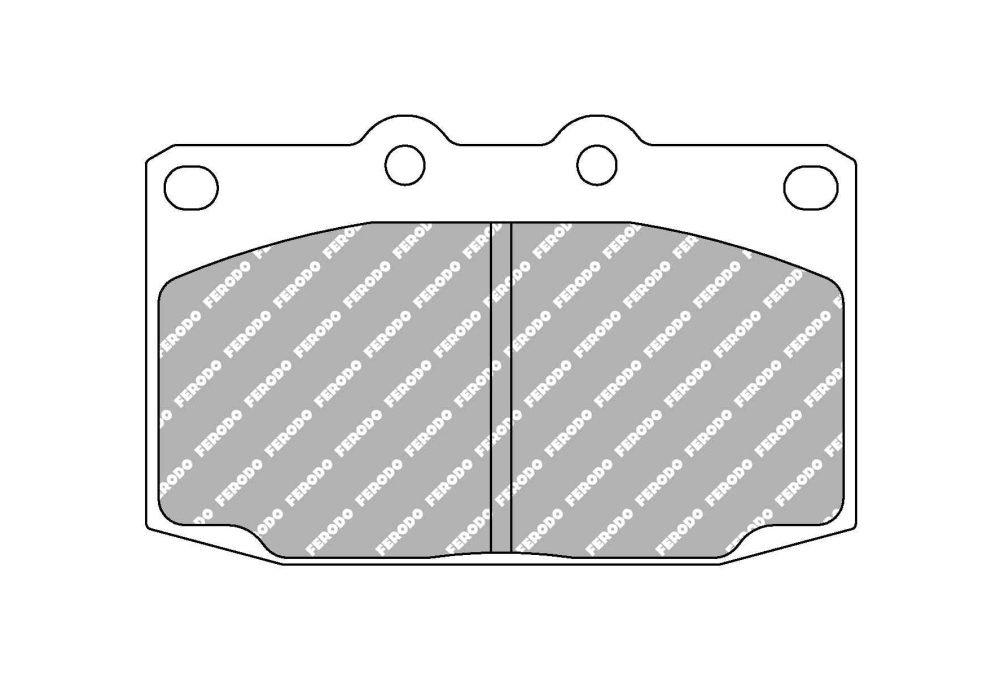 FERODO FCP483H DS2500 Brake pads front MAZDA RX7 (Фото-1)