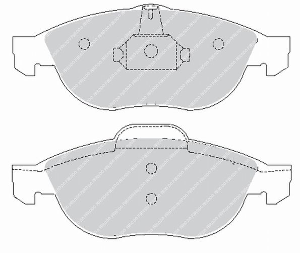 FERODO FCP1134H DS2500 Brake pads (Фото-1)