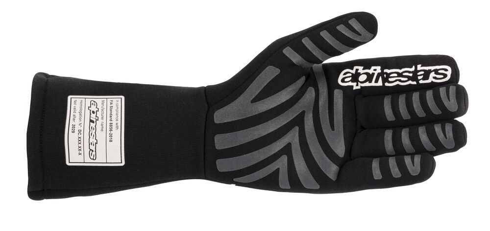 ALPINESTARS 3551520_12_XL TECH 1 START v2 Racing gloves, FIA 8856-2018, black/white, size XL (Фото-2)