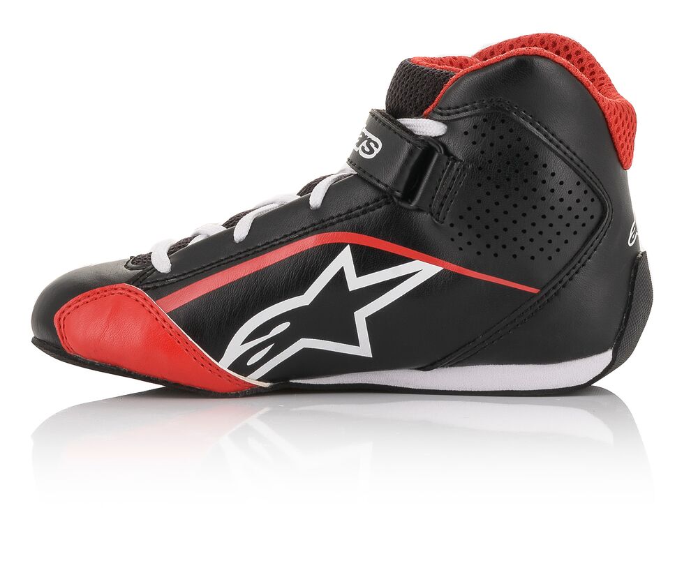 ALPINESTARS 2712518_123_12,5 Karting shoes, kids TECH 1-KS, black/white/red, size 30 (12,5) (Фото-3)