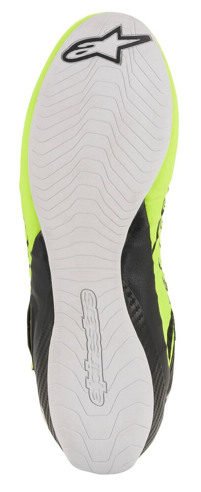 ALPINESTARS 2713018_551_11,5 Karting shoes TECH 1-KZ, black/yellow fluo, size 45 (11,5) (Фото-7)